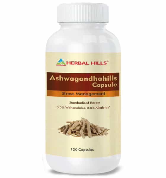 Herbal Hills Ashwagandha 120 Tablets (Pack Of 5)