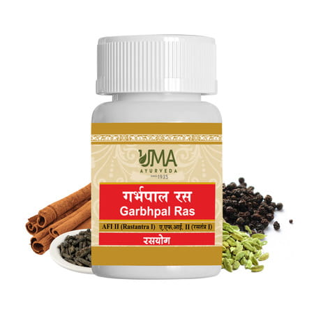 Uma Ayurveda Garbhapal Ras Ayurvedic Tablets 80 Tab