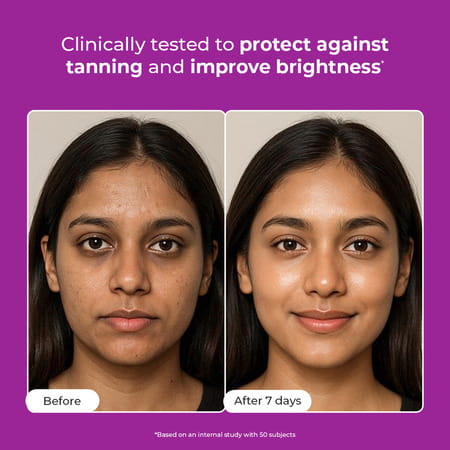 Conscious Chemist Berry Bright Spf 50 Pa++++ Sunscreen | In - Vivo Tested | Uva/Uvb Protection | 50G