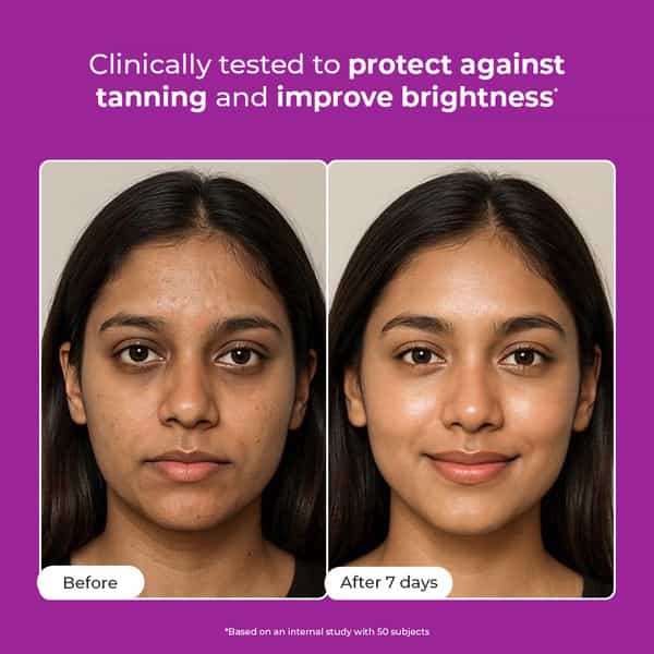 Conscious Chemist Berry Bright Spf 50 Pa++++ Sunscreen | In - Vivo Tested | Uva/Uvb Protection | 50G