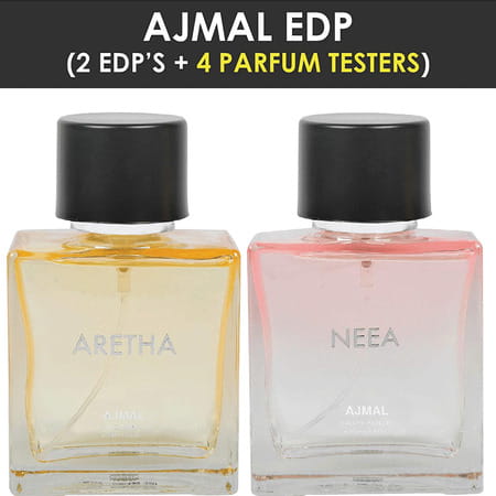 Ajmal Aretha For Women & Neea For Women Eau De Parfum Combo Pack Of 2 Each 100ml (Total 200ml)