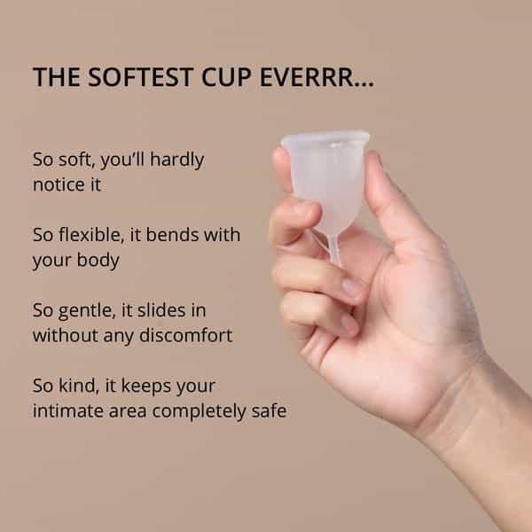 Carmesi Reusable Menstrual Cup - The Softest Cup Everrr(1 Pc Small)