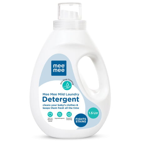 Mee Mee Baby Liquid Detergent | Ph Balanced | Free From Harsh Chemicals | 1.5l