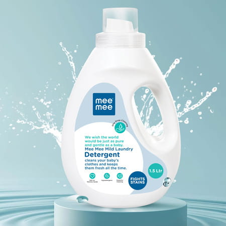 Mee Mee Baby Liquid Detergent | Ph Balanced | Free From Harsh Chemicals | 1.5l