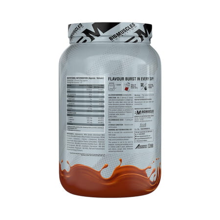 Big Muscle Real Mass Gainer 1 Kg (Chocolate)