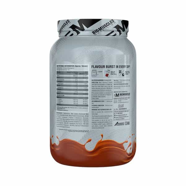 Big Muscle Real Mass Gainer 1 Kg (Chocolate)