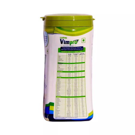 Lupin Vimpro Vanilla Flavour Jar Of 400gm Powder