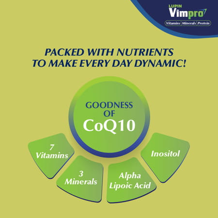 Lupin Vimpro Vanilla Flavour Jar Of 400gm Powder
