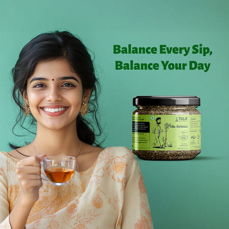 Tula Wellbeing Dia-Balance Infusion Herbal Tea | Regulate Sugar | Enhance Metabolism | Apple - 100g