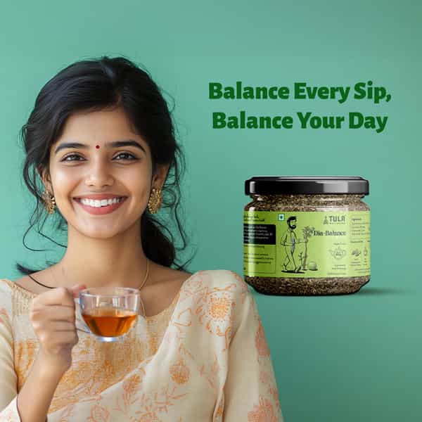 Tula Wellbeing Dia-Balance Infusion Herbal Tea | Regulate Sugar | Enhance Metabolism | Apple - 100G
