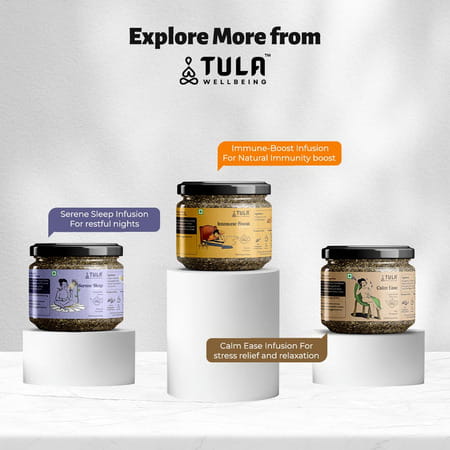 Tula Wellbeing Dia-Balance Infusion Herbal Tea | Regulate Sugar | Enhance Metabolism | Apple - 100g