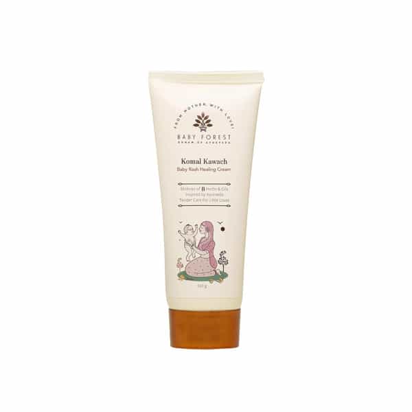 Baby Forest Komal Kawach Diaper Rash Cream 100G | With 8 Herbs And Oils |Derma Safe