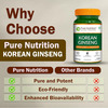 Pure Nutrition Korean Ginseng 800Mg Boosts Energy