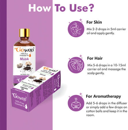 Go Woo 100% Pure Undiluted Musk Oil 50 Ml