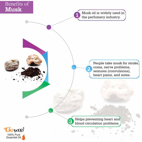 Go Woo 100% Pure Undiluted Musk Oil 50 Ml