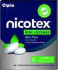 Nicotex 2Mg Mint Nicotine Lozenges Sugar Free Strip Of 10 'S