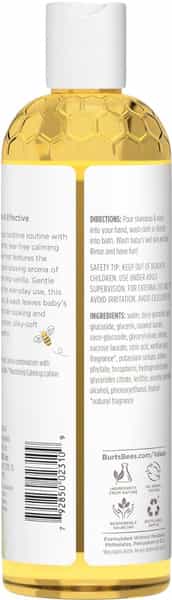 Burts Bees Baby Shampoo & Wash | Calming Lavender | Tear-Free Baby Cleanser | 354.8 Ml