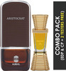 Ajmal Aristocrat Edp 75Ml Perfume For Men And Impress Cp Oil Alcohol-Free Attar 10Ml For Men
