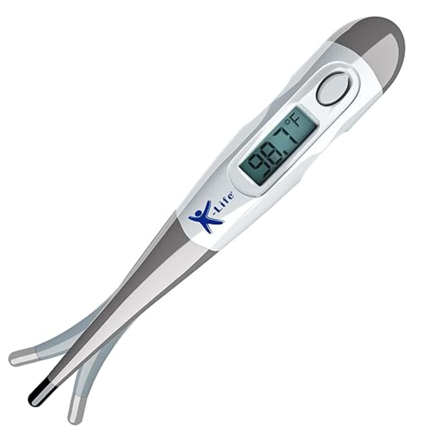K-life Fdt-101 Flexible Tip Digital Fever Check Thermometer For Kids Adults & Babies (grey) 1nos