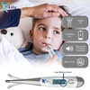 K-Life Fdt-101 Flexible Tip Digital Fever Check Thermometer For Kids Adults & Babies (Grey) 1Nos
