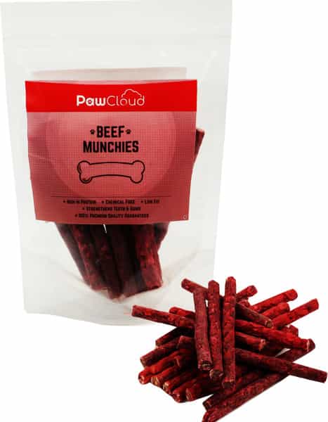 Pawcloud Beef Munchies Sticks Dog Treat 400 Gm