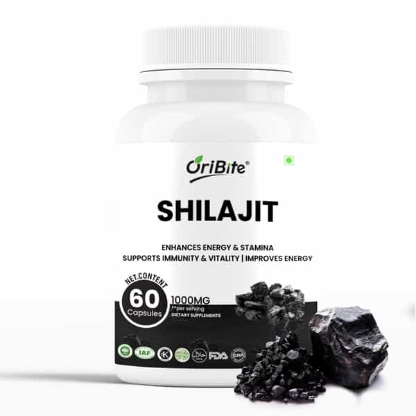 Shilajit 1000Mg Capsules For Men & Women Vitality 60 Capsules