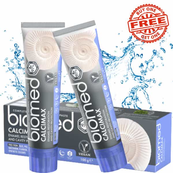 Biomed Calcimax Toothpaste - Buy One Get One Free- 100Gm