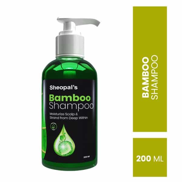 Sheopal's Bamboo Shampoo For Smooth & Voluminous-Looking Hair | 200Ml