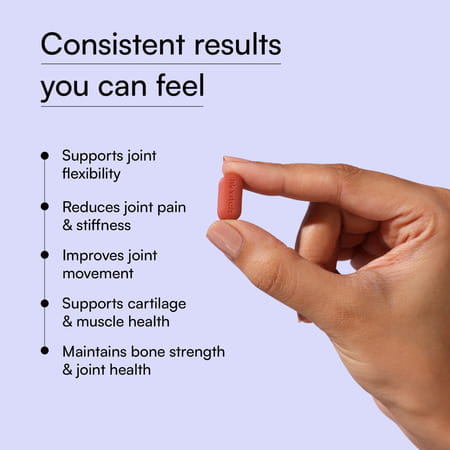 Hk Vitals Joint Support (60 Tablets) | With Glucosamine 1400Mg | Chondroitin | Calcium