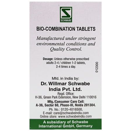 Dr. Willmar Schwabe India Bio-Combination 21 (Bc 21) Tablet 25 No's