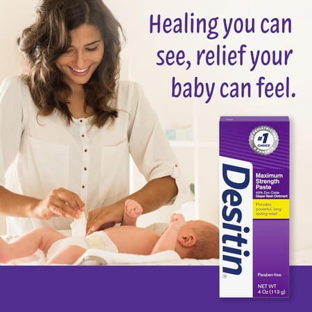 Desitin Baby Diaper Rash Maximum Strength Original Cream 4 Oz 113 Gm