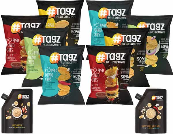 tagz chips with dip