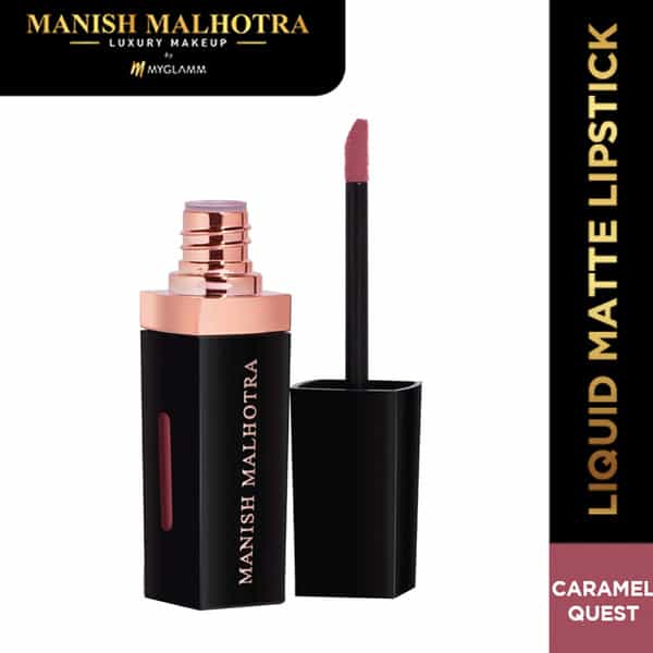 Manish Malhotra Beauty By Myglamm Liquid Matte Lipstick-Caramel Quest