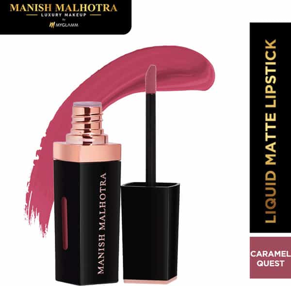 Manish Malhotra Beauty By Myglamm Liquid Matte Lipstick-Caramel Quest