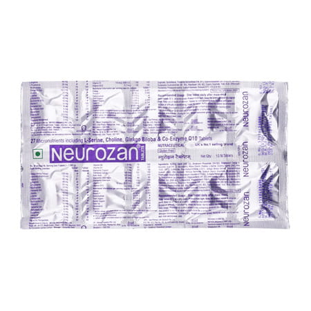 Neurozan 600 Iu Strip Of 10 Tablets