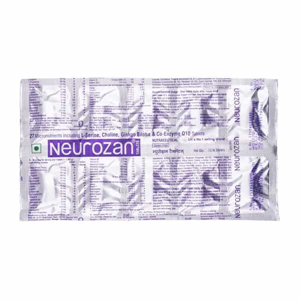 Neurozan 600 Iu Strip Of 10 Tablets