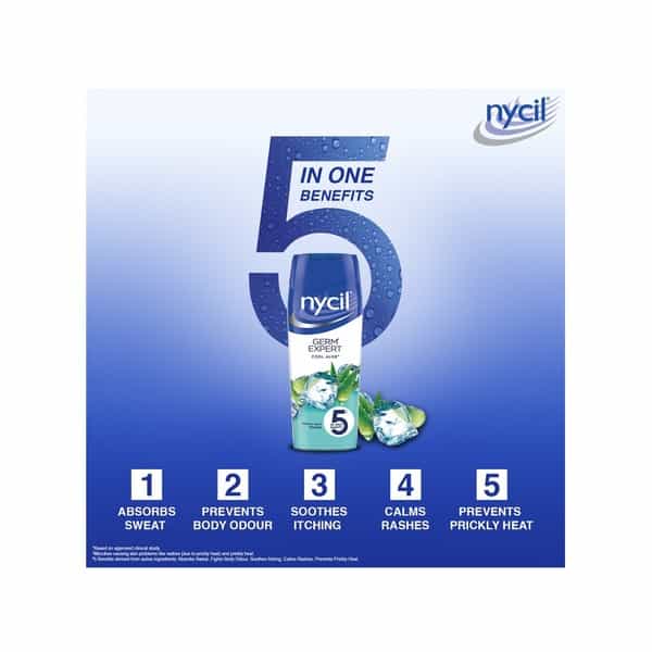 Nycil Cool Aloe Prickly Heat Powder - 50Gm