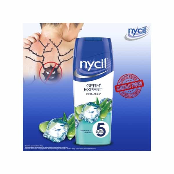 Nycil Cool Aloe Prickly Heat Powder - 50Gm