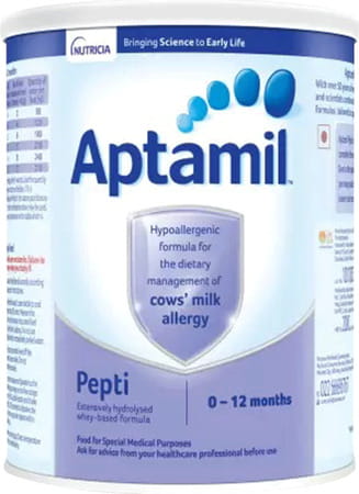 Aptamil Pepti | From 0 To 12 Months | Tin | Oral Powder | 400 Gm