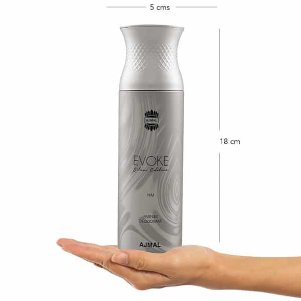 Ajmal Evokesilver Edition & Shadow Homme & Sacrificeiihim & Carbon Deodorant - For Men 200 Ml