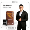 Bold Care 404 Ecstasy Condoms For Men |Fire And Ice Sensation |With Disposable Pouches - 10 Pcs.