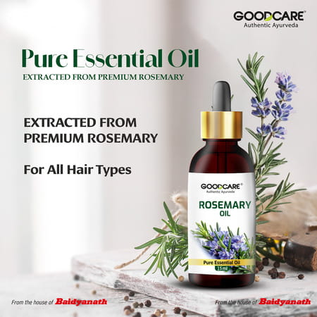 Goodcare Rosemary Essential Oil | Men Women | Hair Care | 15 Ml | Pack Of 1