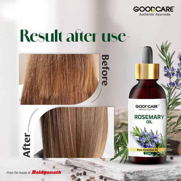 Goodcare Rosemary Essential Oil | Men Women | Hair Care | 15 Ml | Pack Of 1