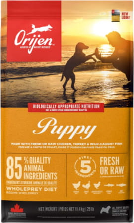 Orijen Puppy Dry Dog Food | Grain Free Dry Dog Food For Puppies | Fresh Or Raw Ingredients | 11.4 Kg