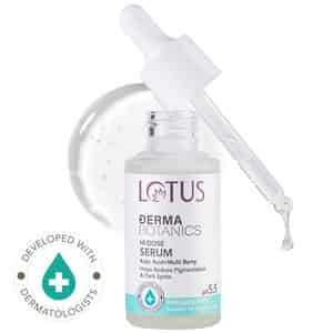 Lotus Dermabotanics Kojic Acid + Multi Berry Hi-dose Serum | Ph 5.5 | For Sensitive Skin | 28ml