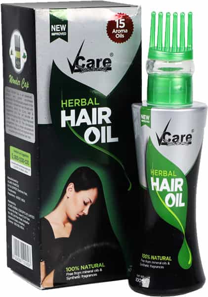 Vcare New Improved Hair Oil With Wounder Cap - 100Ml