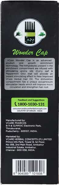 Vcare New Improved Hair Oil With Wounder Cap - 100Ml
