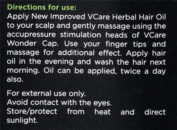 Vcare New Improved Hair Oil With Wounder Cap - 100Ml