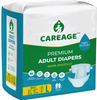 Careage Premium Adult Diaper | Unisex | Waist Size (31-57 Inches) - L (10 Pieces)