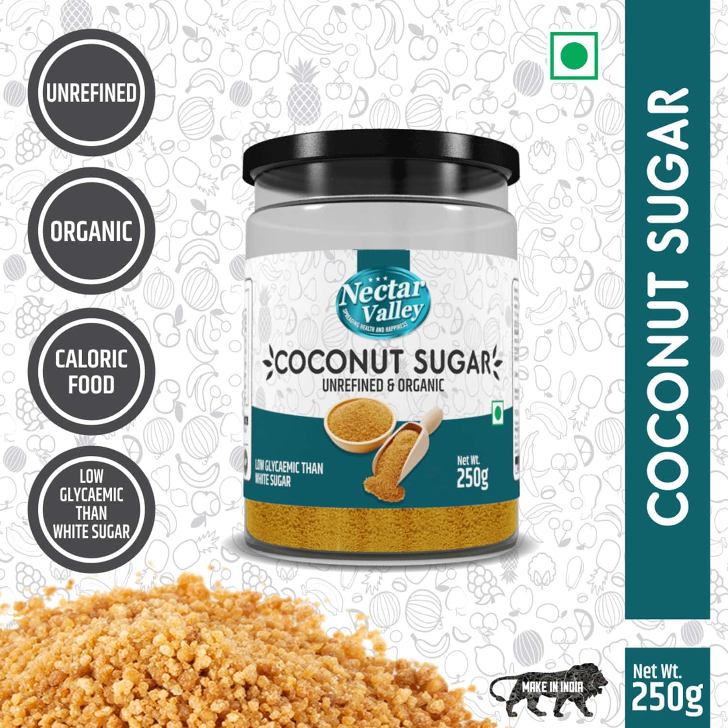 Buy NECTAR VALLEY COCONUT SUGAR NATURAL SWEETENER WITH MINERALS & LOW